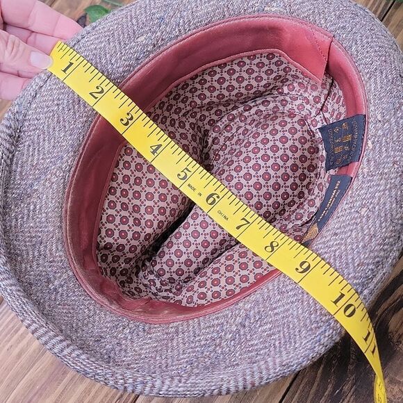 Dorfman Pacific Co. Vintage. Wool Tweed Fedora. EUC - Picture 9 of 10